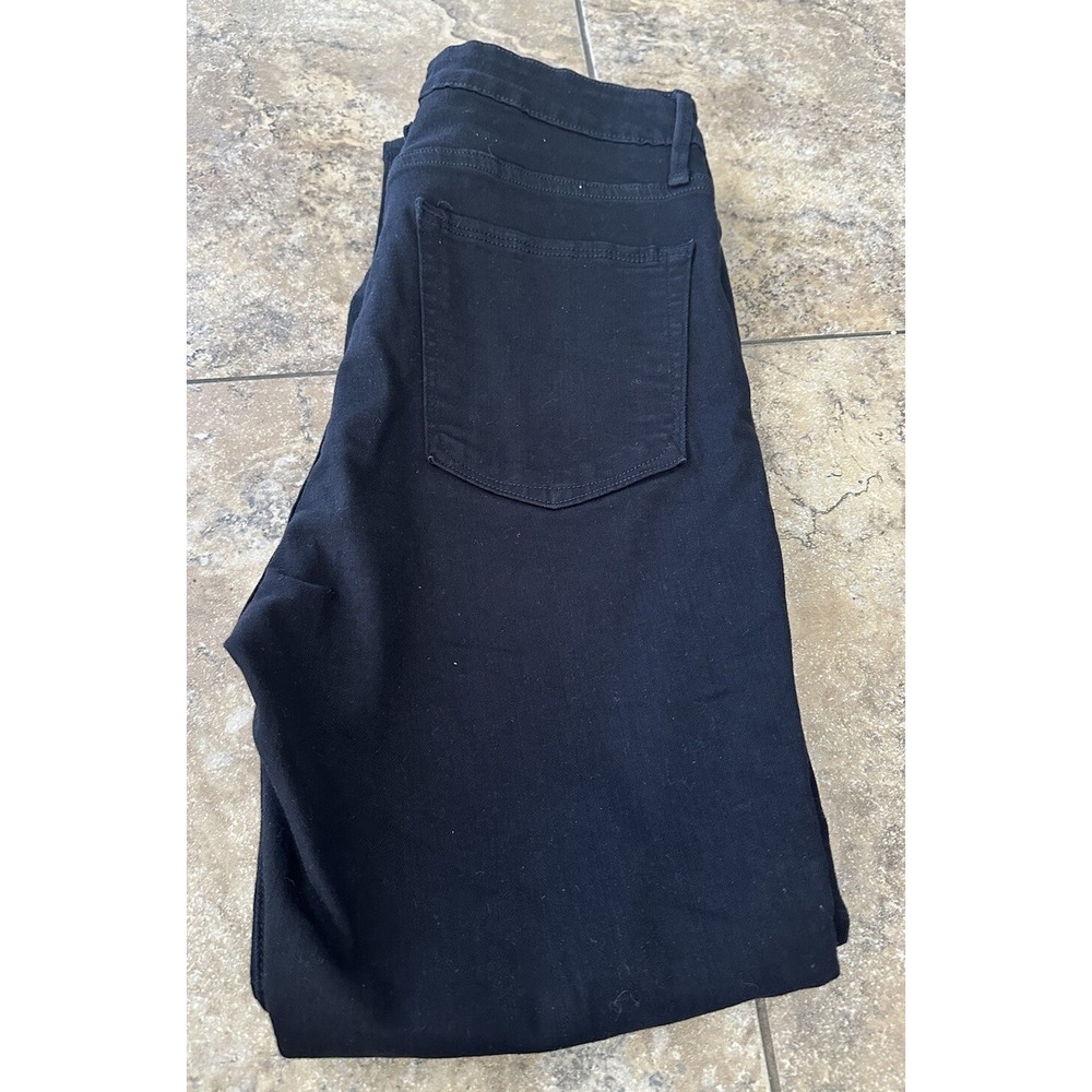 Good American Classic Jeans Womens 10/30 Black Criss Cross